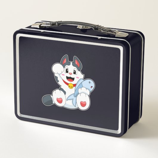 Cat with Fish (Achterkant)