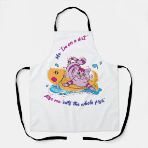 Cat with Fish Schort