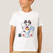 Cat with Fish T-shirt (Voorkant)