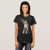 Cat With Frisbee Disc Frisbee Player Thrower Disc  T-shirt (Voorkant volledig)