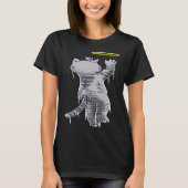 Cat With Frisbee Disc Frisbee Player Thrower Disc  T-shirt (Voorkant)
