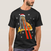 Cat With Laser Eyes Funny Zza Cat Christmas  T-shirt (Voorkant)
