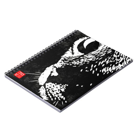 Cat with Pearl Earring Notitieboek (Linkerzijde)