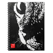 Cat with Pearl Earring Notitieboek (Voorkant)