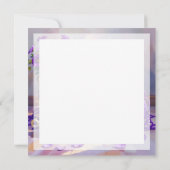 Cat with Purple Eyes in Purple Yarn and Flowers (Achterkant)