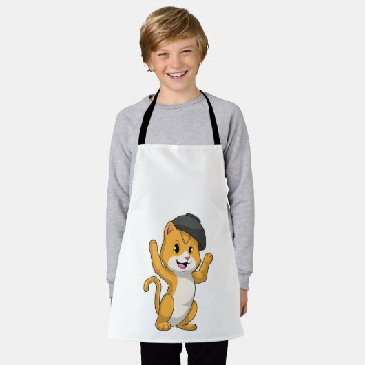 Cat with Ramen Bowl Schort (Gedragen)