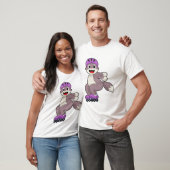 Cat with Roller skates T-shirt (Unisex)