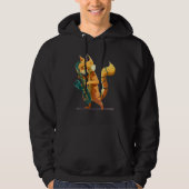 Cat with saxophone hoodie (Voorkant)