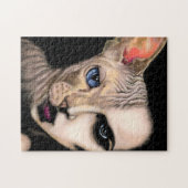 Cat Woman Puzzel (Horizontaal)