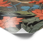 Cat Woodblock Foto Afdruk (Hoek)