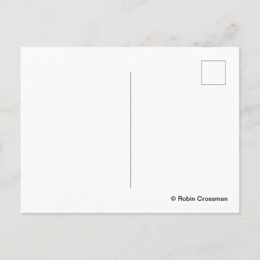 Cat Wordy Art Briefkaart (Achterkant)