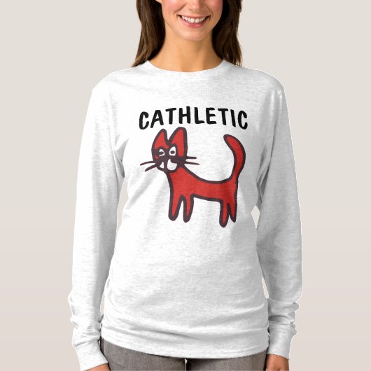 CAT-WORKOUT CATHLETISCH GYM T-Shirts (Voorkant)