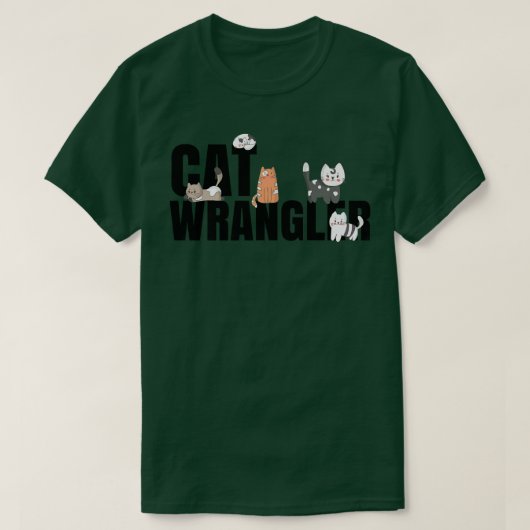 Cat Wrangler T T-shirt (Design voorkant)