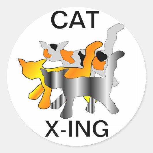 CAT X-ING STICKERS (Voorkant)