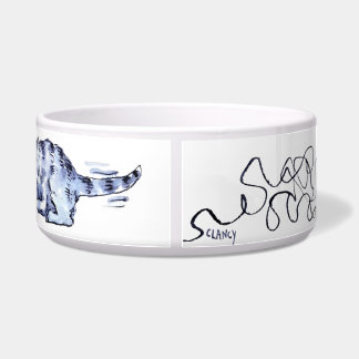 Cat Yarn Ceramic Pet Bowl Voerbakje