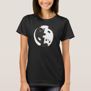 Cat Yin Yang Feng Shui Taoism Zen boeddhisme Ying  T-shirt