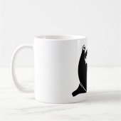 *Cat Yoga #4 digitale kunst Koffiemok (Links)