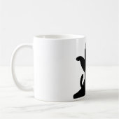 *Cat Yoga #8 digitale kunst Koffiemok (Links)