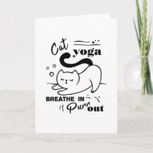 CAT YOGA BREATHE IN AND OUT KAART