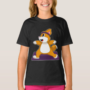 Cat Yoga Fitness Gymnastiek T-shirt
