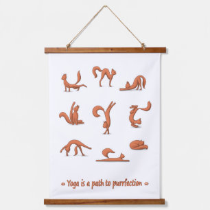 Cat Yoga Hangend Wandkleed