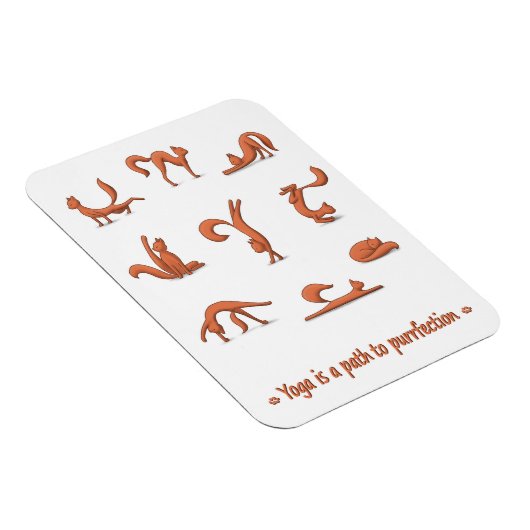 Cat Yoga Magneet (Rechterzijde)