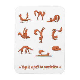 Cat Yoga Magneet