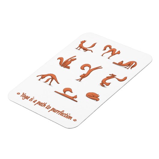 Cat Yoga Magneet (Linkerzijde)