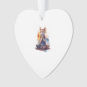 Cat Yoga Master Ornament (voorkant)