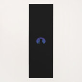 Cat Yoga Mat Personalized Fat Cat Lover Giften (Achterkant)