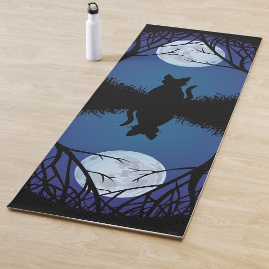 Cat Yoga Mat Personalized Fat Cat Lover Giften (In situ)