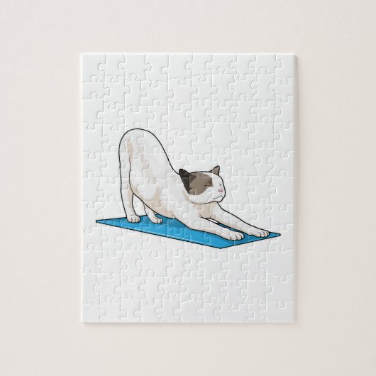 Cat Yoga Meditation Fitness Legpuzzel (Verticaal)