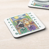 Cat Yoga Onderzetters (Bud & Tony) (Linkerzijde)