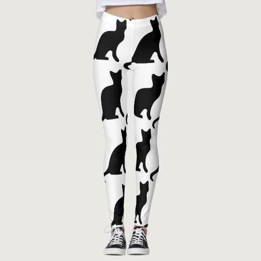 CAT YOGA PANTS LEGGINGS (Voorkant)