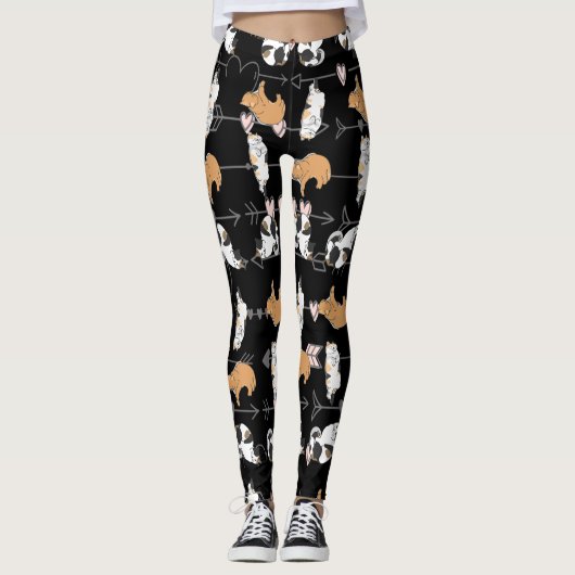Cat Yoga Pants Leggings (Voorkant)