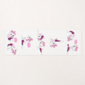 Cat Yoga Pose Mat (Voorkant (horizontaal))