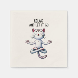 Cat Yoga Pose - Relax and Let It Go Servet