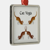 Cat Yoga Poses Ornament (Rechts)
