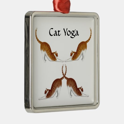 Cat Yoga Poses Ornament (Rechts)