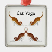 Cat Yoga Poses Ornament (Voorkant)