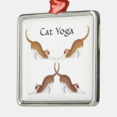 Cat Yoga Poses Ornament (Links)