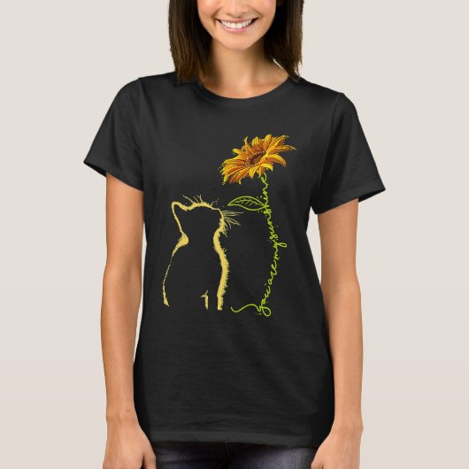 Cat You Are My Sunshine Cats T-shirt (Voorkant)