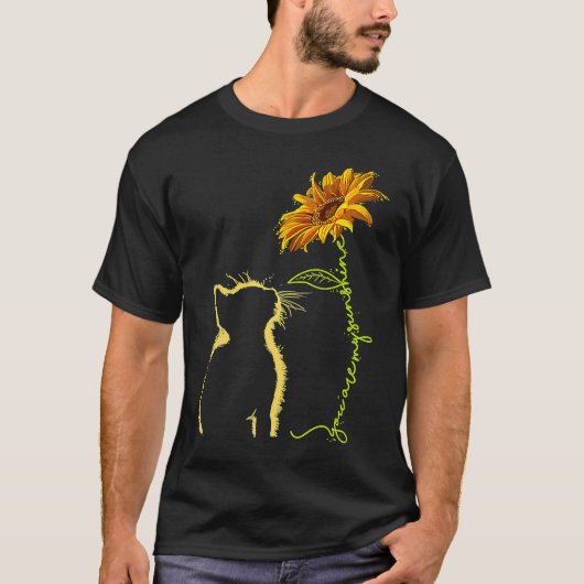 Cat You Are My Sunshine Cats T-shirt (Voorkant)