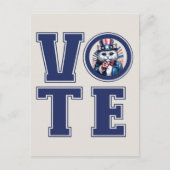 Cat zegt stem briefkaart (Voorkant)