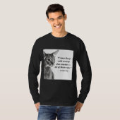 Cat Zen Master Eckhart Tolle T-shirt (Voorkant volledig)