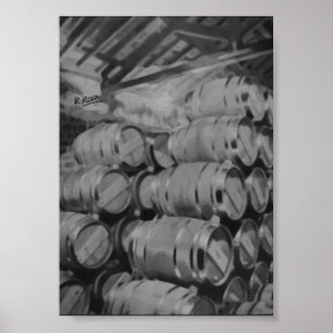 Cata de vinos (Bodega)Origineel Poster van oliewer