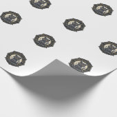 Catachtbaard Geschenk Idee - Pensioen Kat  Cadeaupapier (Hoek)