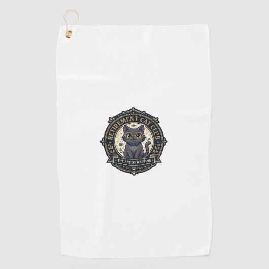 Catachterspensioen Catachter Vader Cadeau Idee - C Golfhanddoek (Voorkant)
