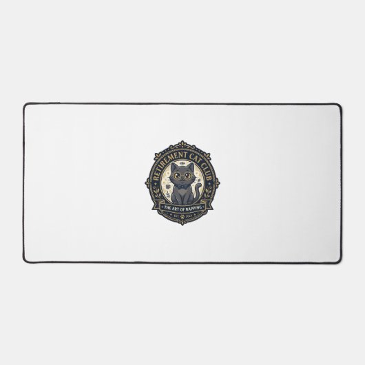 Catachtige geschenkidee voor gepensioneerde katten bureaumat (Voorkant)