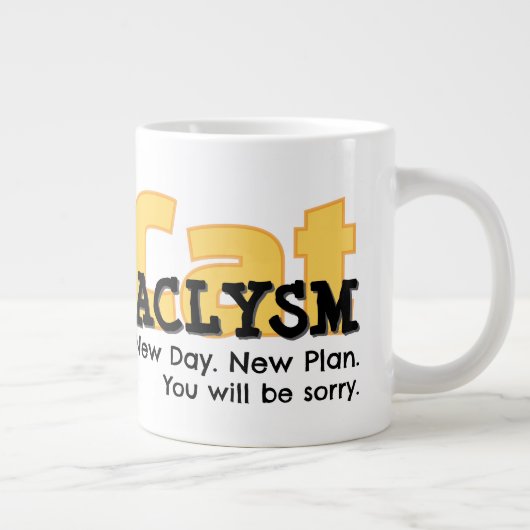 CatAclysm | No Regrets C. Posse Specialty Mug Grote Koffiekop (Rechts)